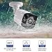 Iseeusee 4-Channel 1080N Video Security DVR Surveillance Camera Kit, 4x1280TVL 720P Indoor Outdoor Weatherproof Bullet Cameras 65 Feet Night Vision Support Smartphone Remote Access(NO HDD)
