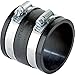 Dust Right 2-1/2'' Rubber Union for Dust Collection w/Pair of Clamps - Hose Coupler Eliminate Flimsy Duct Tape Connections - Dust Collector Flexible Rubber Makes Airtight Seal - Hose Clamp & Hanger