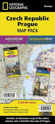 Czech Republic, Prague [Map Pack Bundle] (National Geographic Adventure Map) by National Geographic Maps - Adventure (2015-03-10)