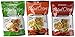 Snack Factory Deli Style Pretzel Crisps 3 Flavor Variety Bundle: (1)  Everything, (1) Garlic Parmesan, and (1) Buffalo Wing, 7.2 Oz. Ea.