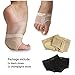 Wuchieal Women's Dance Paws Pad Foot Thongs Toe Undies Half Lyrical Shoes Socks (Champagne&Black,S)