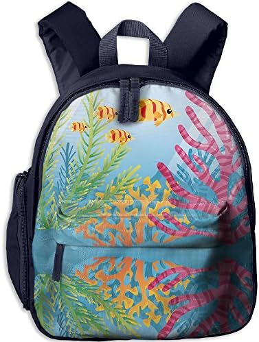 Beautiful Reef Coral Fish Kids School Bag Toddler Backpack