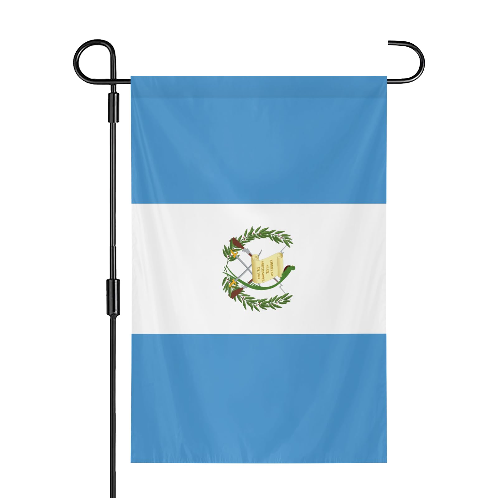 Photo 1 of Guatemala Garden Flag 12x18 Inch Double-Sided Vivid Color Guatemala Flag Indoor and Outdoor Decor for Yards, Lawns, Streets, Parade, Celebration Activities