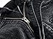 DANT BULUN Men's Ripped Slim Straight Fit Moto Biker Jeans with Zipper Deco (32, Black)