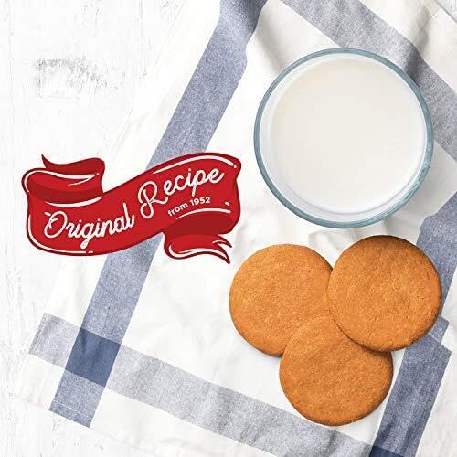 NYAKERS GINGER SNAPS COOKIES, ORIGINAL, AUTHENTIC SWEDISH GINGERBREAD, BLEND OF GINGER, CLOVE, CINNAMON, VEGAN, BOTANICAL MAILING TIN, 26.4 OZ