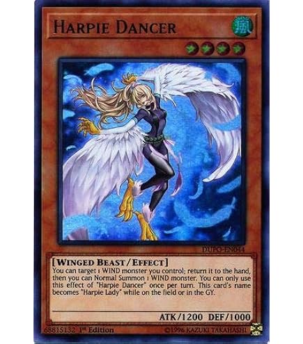 Amazon.com: YuGiOh Harpie Lady 2 super LCJW-EN091 : Toys & Games
