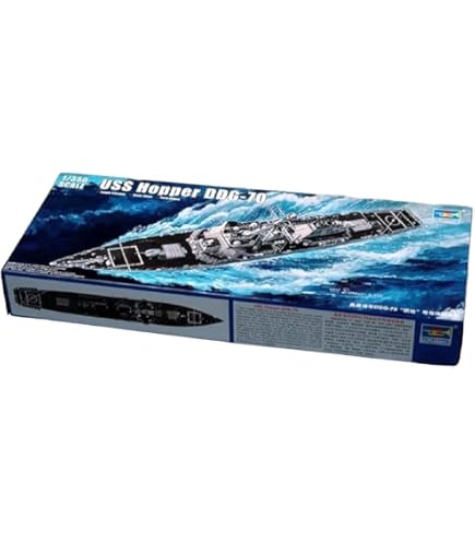 完成品 1/350 アメリカ海軍 DDG-70 ホッパー Amazon.com: Trumpeter 1/350 Scale USS Hopper DDG70 Arleigh Burke