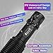Tactical LED Flashlight, OTYTY E7 1000 Lumen High Powered Super Bright Portable Handheld Rechargeable Flashlights Torch include Mini Keychain Flashlight