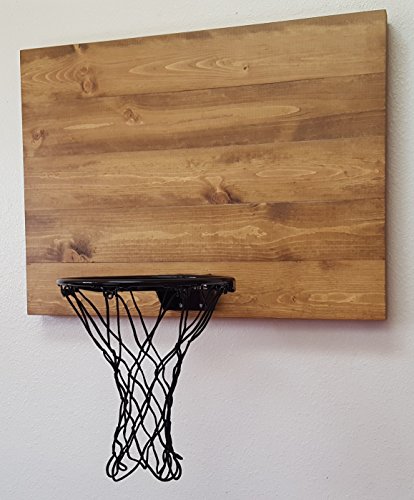 Wood Basketball Hoop. Wall Mounted Indoor Basketball Hoop - Thumbnail 2