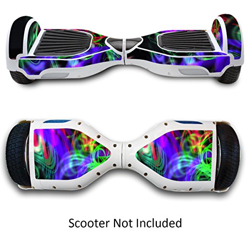 Self-Balancing Electric Scooters Skin Skate Hover Board Sticker Self Balance Motorized Longboard Decal Real 2 Wheel Scooter Smart Protective Cover Bluetooth Hover Drifting Boards Vinyl Case Stickers