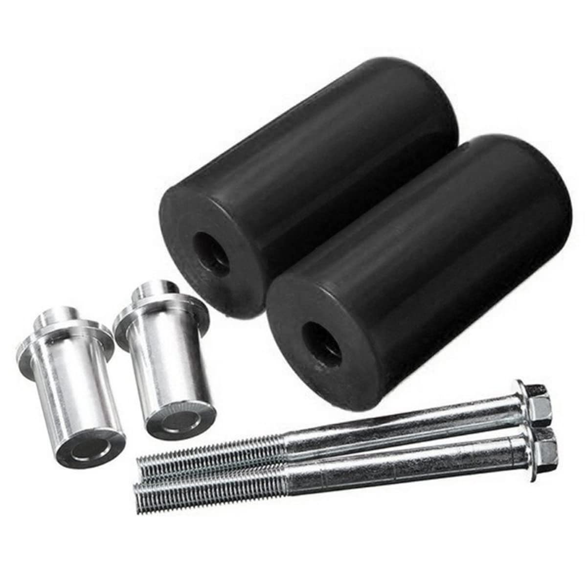 Photo 1 of Frame Sliders, 10mm Universal Motorcycle Anti Crash Protector Glue Stick Falling Protection Cover for Yamaha Honda Suzuki Motorcycles Repair Parts (Black)