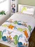 Catherine Lansfield Dino Bettwäsche-Set Für 90 Cm Bett – 100% Baumwolle, Mit Kissenbezug