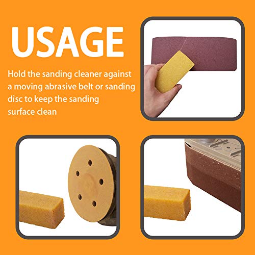 11/2" x 11/2" x 8" Inch Abrasive Cleaning Eraser Stick for Cleaning