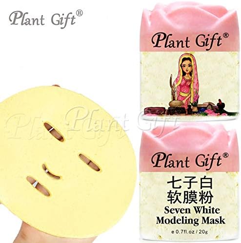 PLANT GIFT SEVEN WHITE MODELING MASK Anti-Sensitive, Blushing, Acne, Calming, Anti-Inflammatory, Antibacterial Skin Care 20G2pcs