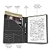 Gold&Berry Professional Padfolio with Refillable Notepads - Business Letter Portfolio Size for Interview, Legal Document Organizer & Business Card Holder - Stylish & Convenient, Black