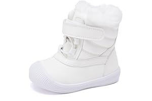 BMCiTYBM Baby Snow Boots Toddler Boy Girl Waterproof Winter Warm Booties Nonslip Lightweight Outdoor Shoes for First Walkers (Infant/Toddler)