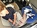 1st Class Kid XL Inflatable FootRest Leg Rest Travel Pillow; Kid Child Toddler Plane Bed, 1 Footstool with 1 Drawstring Bag. Ideal for Airplane, Car, Home, Office, RV, Camp, Car Pet Bed.