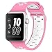 Alritz Band Compatible Apple Watch 40mm 38mm, Silicone Sport Strap Replacement for Apple Watch Series 4/Series 3/Series 2/Series 1/Nike+, Rose Pink