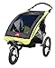Allen Sports JTX-1 Trailer/Swivel Wheel Jogger, Green