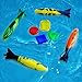 ToyerBee Diving Toys, 29 Pack Pool Toys with Organizer for Kids/Toddlers, Underwater Diving Rings(4 Pcs), Toypedo Bandits(4 Pcs), Diving Sticks(4 Pcs), Diving Toy Balls(4 Pcs) with Underwater Treasure