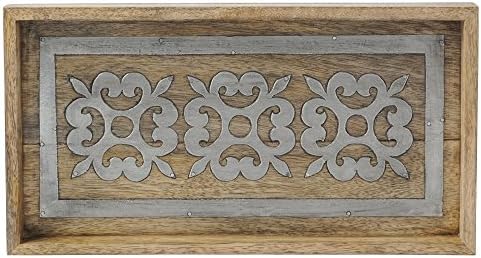 Gg Collection Wooden Bath Or Serve Tray