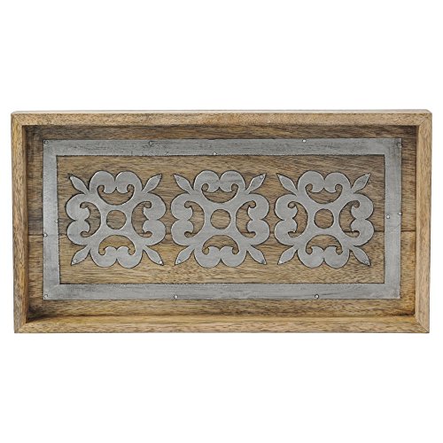 Gg Collection Wooden Bath Or Serve Tray