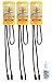 Eyeglass Retainer & Sunglass Holder By Peeper Keepers Supercord, Black, 3pk | w/Lens Wash