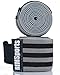RIMSports Knee Wraps for Weightlifting - Powerlifting,Workout & Squats - Knee Wrap - Reduces Stress on Quadriceps - Ideal Elastic Support & Compression Strength Knee Wraps for Men and Women