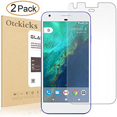 [2Pack]google pixel Screen Protector,OTCkicks google pixel [Case Friendly] Tempered Glass 3D Curved Screen Protector, Anti-Fingerprint HD Screen Protector Film for google pixel