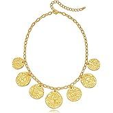 INNERDIVA Gold Seashell Pendent Necklace Bohemian Necklaces Summer Beach Necklaces for Women