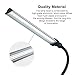 LED Desk Lamp, Dimmable Clip on Table Lamp Flexible Gooseneck LED Eye-caring Desk Light for Reading, Studying, Working, Bedroom, Office