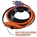 GardenHOME Cold Weather Valve and Pipe Heating Cable, 6 Feet, 2-Pack, Black