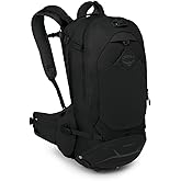 Osprey Escapist 25L Biking Backpack, Black M-L | bike backpack, cycling gear, mountain biking, commuter ride, Black color, M-L size