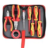 Hi-Spec 8 Piece Insulated Electrician Tool Set