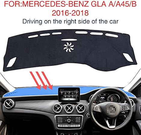 Amazon ダッシュボード カバー インテリア フロアマット車内 内装 に適用する Mercedes Benz メルセデスベンツ Gla Cla A Bクラス 16 18 ダッシュボードライト保護マット ダッシュボードマット 車 バイク