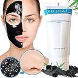 Blackhead Remover Mask, Blackhead Mask, Natural Bamboo Charcoal Peel Off Mask, Purifying Deep Peel-off Face Mask, Black Mask for Blackhead, Whitehead, Acne, Oil-Control