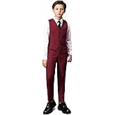 Boihedy Boys Suits for Kids Formal Dress Suit Set Complete Outfit