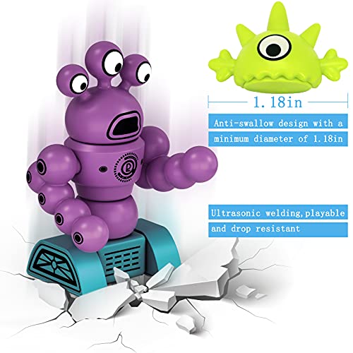 Learn2M Robots For Kids, 35 PCS Blocks Set With