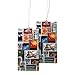 Luggage Tags - Bag Tag Travel ID Set for Suitcase, Baggage, with Designs by 11:11 (Flying Stamps - 2 PC)