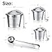 ME.FAN Tea Infuser Set - Premium Stainless Steel Tea Strainers - Included Loose Leaf Tea Filters (Set of 3)& Tea Scoop with Bag Clip - Best Gift for Tea Lover