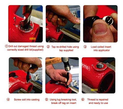 4 Supercrazy+131PCS+Damaged+Thread+Repair