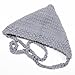 ISOCUTE Newborn Photography Props Baby Boy Knitted Outfits Crochet Hat Pants Set (Light Gray)