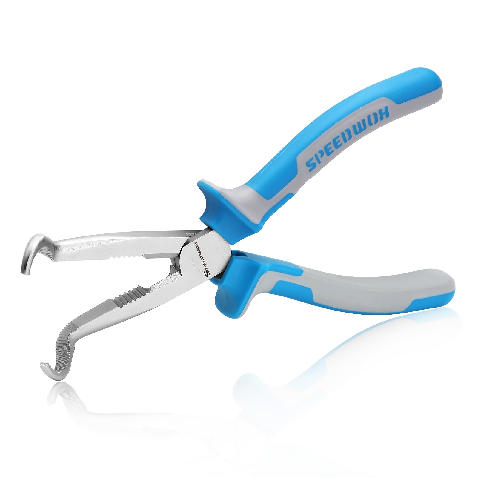 SPEEDWOX 8-Inch Spark Plug Removal Pliers Hose Grip Pliers Offset Spark Plug Boot Removal Plier Spark Plug Wire Puller Hose Clamp Pliers Hose Removal Pliers Spark Plug Removal Tool