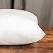 Phantoscope Pillow Inserts, Hypoallergenic 100% Virgin Fiber Square Form Microfiber Throw Pillow Inserts, Couch Bed Pillows, 12x20 Inch (Pack of 4)