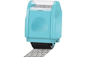 Identity Theft Protection Roller Stamp - Refillable Confidential Roller Stamp | Sel-f Inking Wide Roller Security Stamp | Ant