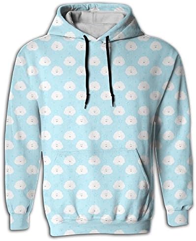 Dlqafr Cute Cloud Urban Men Cheap Drawstring Cool Hoodies