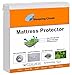 Premium Waterproof Mattress Protector Hypoallergenic Breathable Cotton Terry Surface Fitted Mattress Cover, Bedbugs / Dust Mites / Fluids Proof - 15-Year Warranty, Vinyl Free - King Size / White
