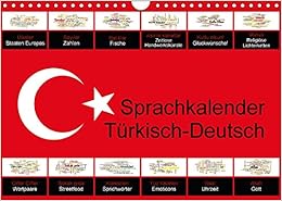 Sprachkalender Türkisch-Deutsch Wandkalender 2018 DIN A4 quer 