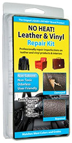 PiggiesC No Heat Liquid Leather & Vinyl Repair Kit Fix Holes Burns Rips Gouges Couche Car