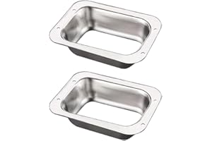 3" x 4" Gutter Downspout Adapter Drop Outlet for K Style Gutters, Aluminum Connector for Downspout Gutter Drain Pipe Fittings